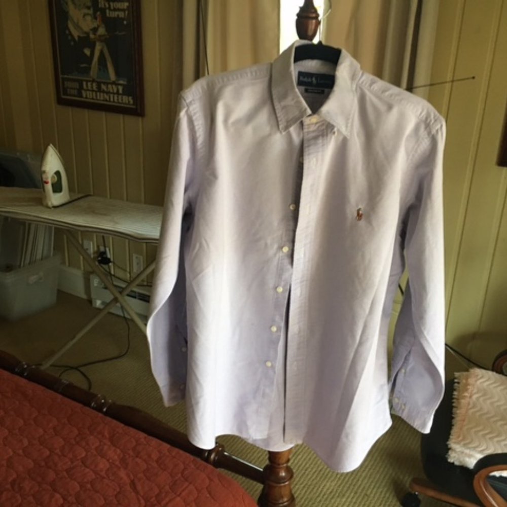 LAVENDER SLIM FIT RL POLO OCBD